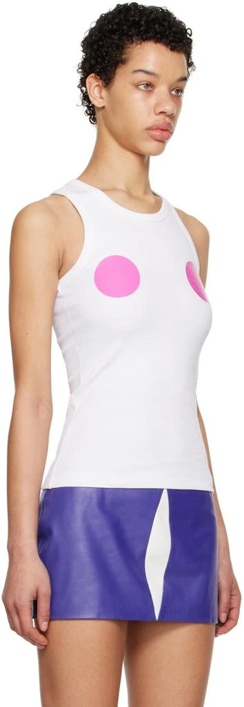 Mowalola White Circles Tank Top 2