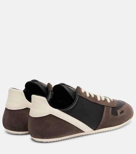 Rick Owens Minimal leather and suede sneakers 2
