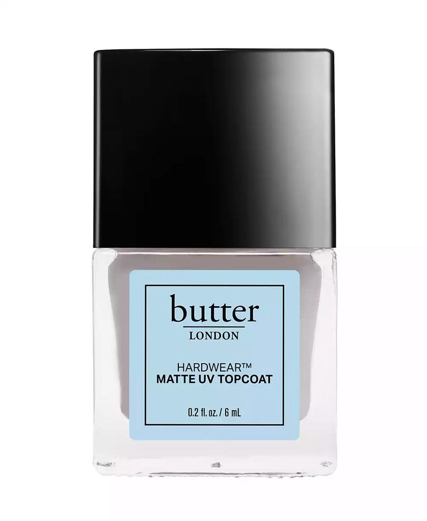 Butter LONDON Fashion Size Hardwear™ Matte UV Topcoat, 0.2 oz.