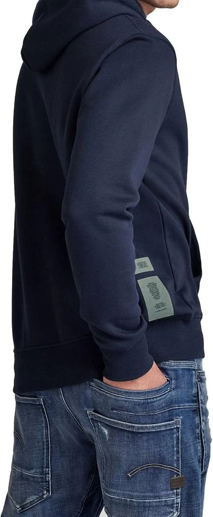 G-Star Hooded Sweatshirt In Blue Navy 2