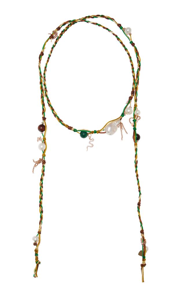 Joie DiGiovanni Joie DiGiovanni - Green With Envy Rose-Gold Multi-Stone Necklace - Multi - OS - Moda Operandi - Gifts For Her