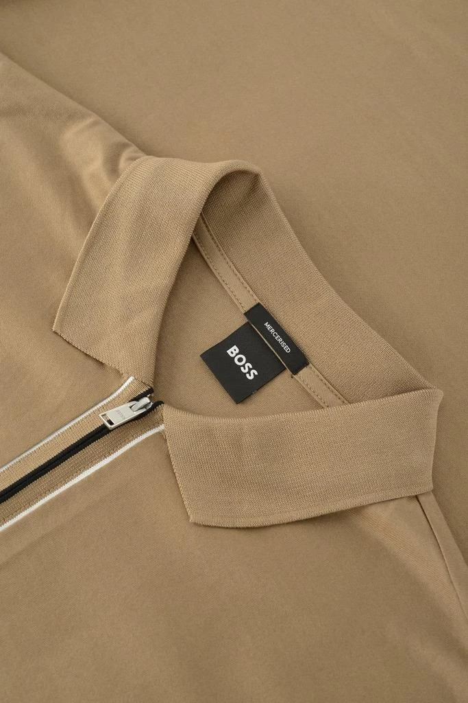 Hugo Boss Boss Hugo Boss Zip Detailed Short-Sleeved Polo Shirt 3