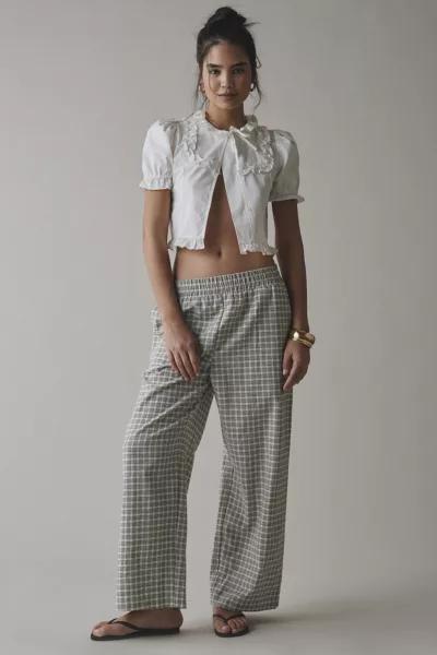 Urban Renewal ReMADE By UO Remnants Check Gingham Pull-On Pant