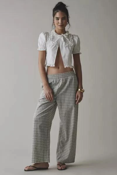 Urban Renewal ReMADE By UO Remnants Check Gingham Pull-On Pant 1