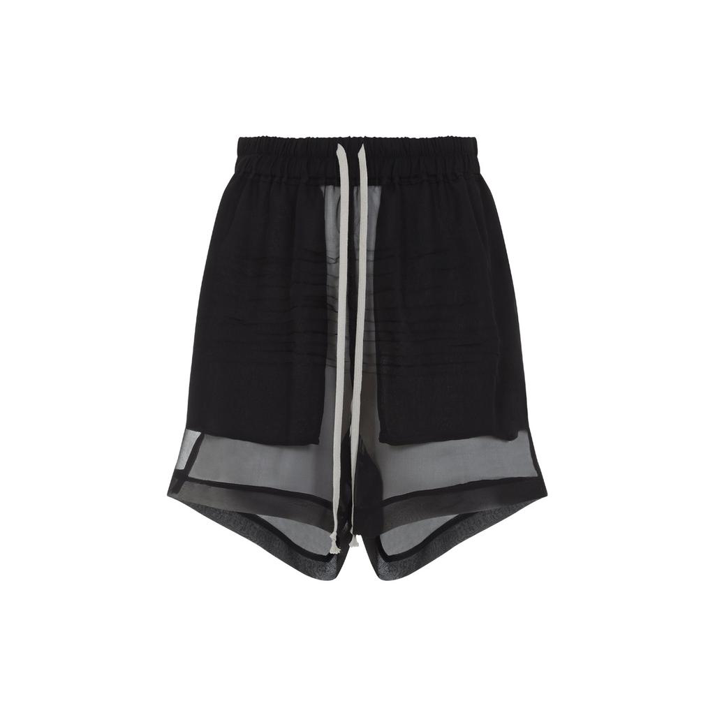 パンツ RICK OWENS Women Shorts  Burmudas RP02D3303WA 09 BLACK Blac RICK OWENS | Black Women's Shorts & Bermuda | YOOX