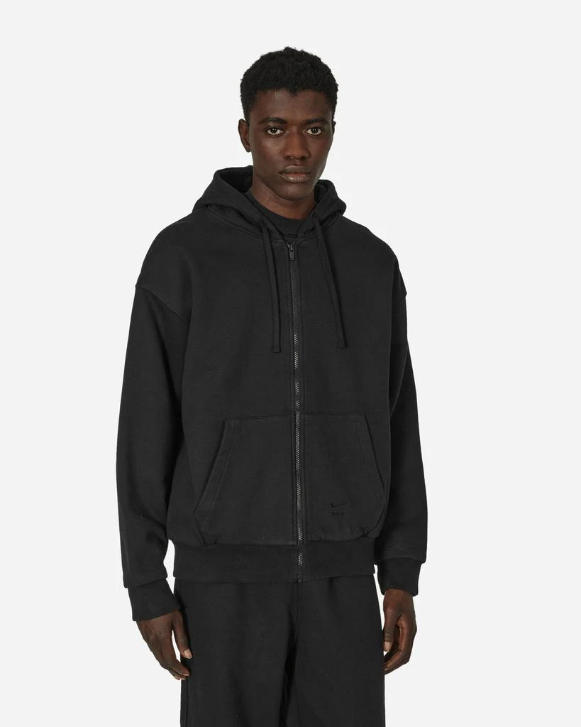 NIKE MMW Full-Zip Fleece Hoodie Black 1