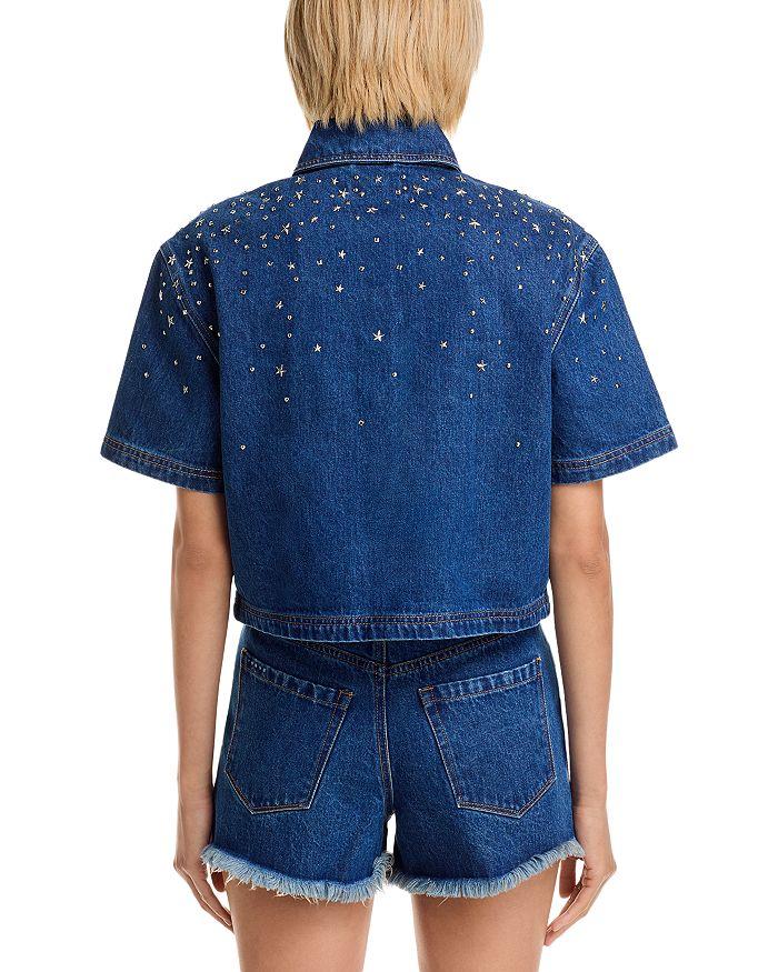 Blank NYC Silver Dreams Cropped Denim Shirt