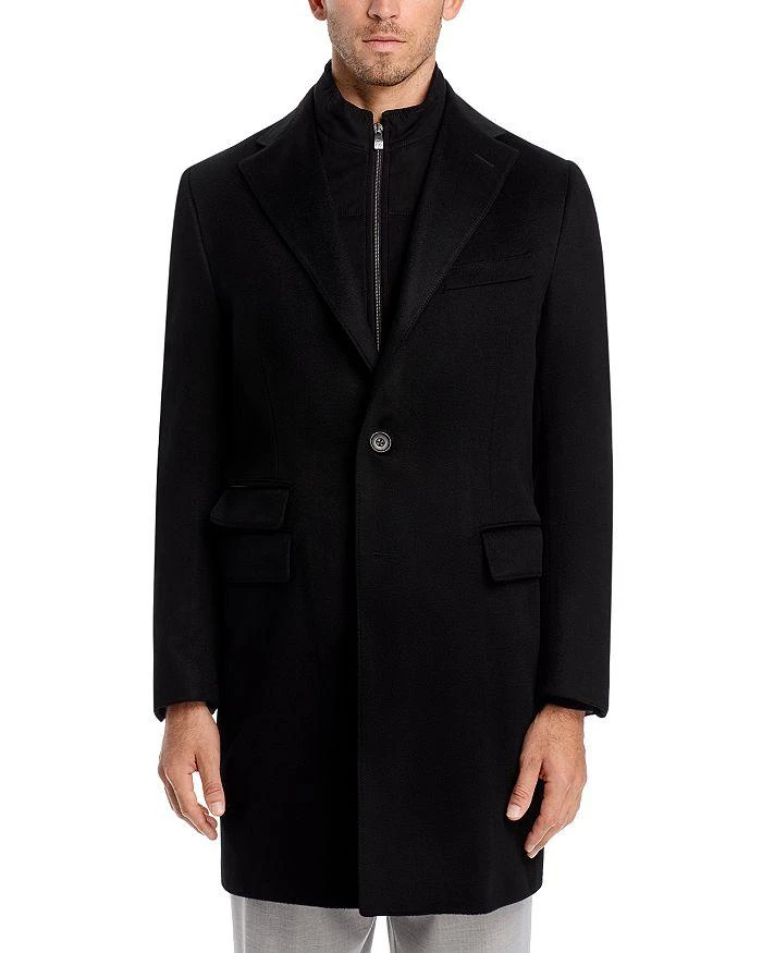 Corneliani Wool Topcoat with Zip Out Microsuede Bib - Exclusive 7