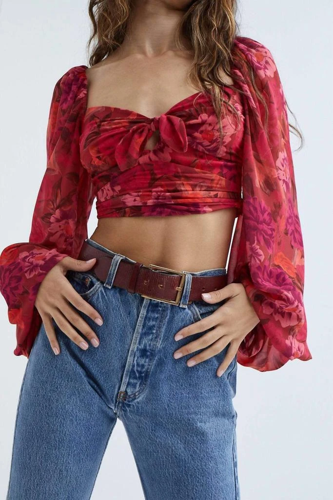For Love & Lemons Trisha Crop Top 1
