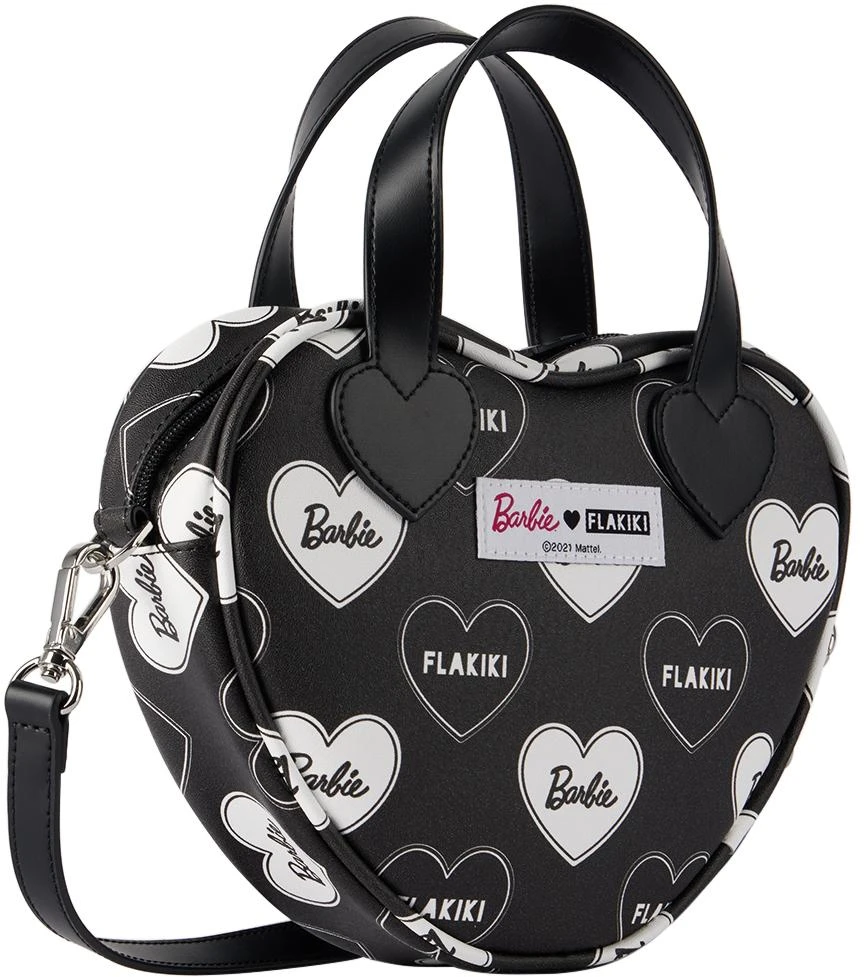 FLAKIKI SSENSE Exclusive Kids Black Barbie Edition Heart Bag 3
