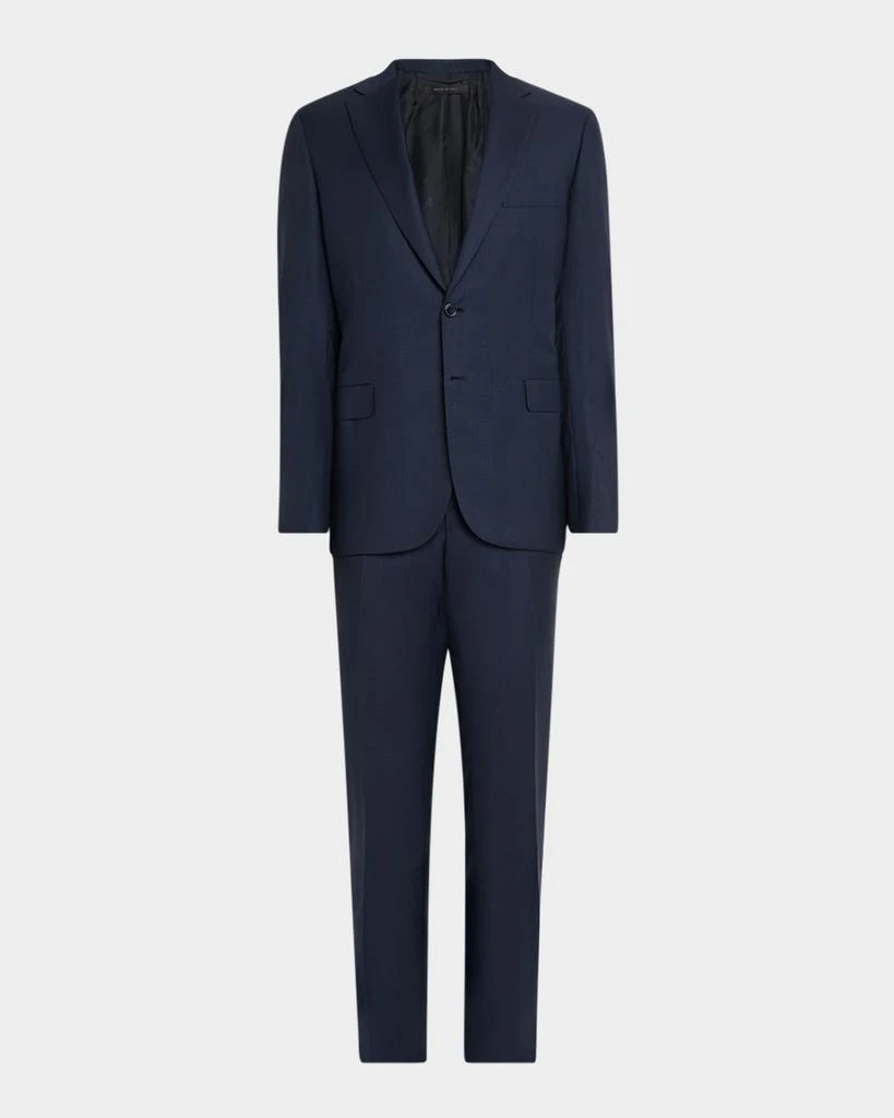 Brioni Men
s Wool Tonal Prince of Wales Two-Piece Suit