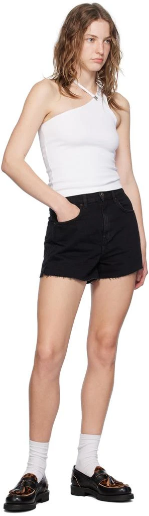 Ksubi Black Rise N Hi Denim Shorts 4