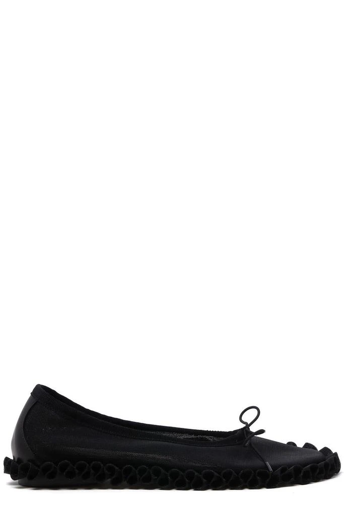 Simone Rocha Simone Rocha Frilled Mesh Slip-On Ballet Flats 1