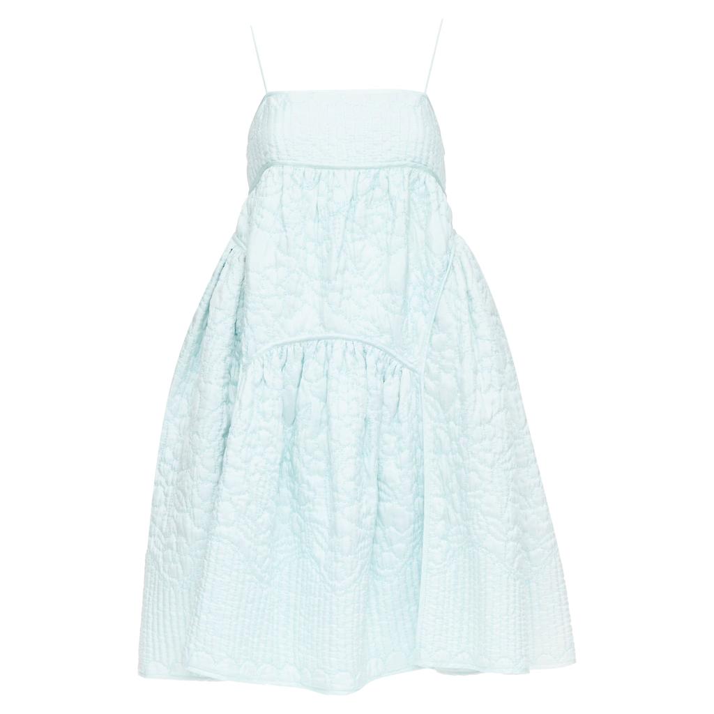 CECILIE BAHNSEN Overstitch Applique Babydoll Dress