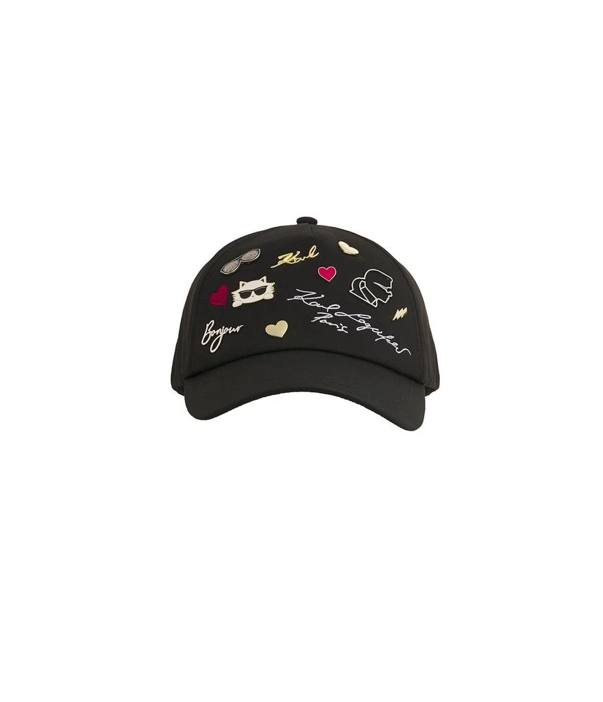 Karl Lagerfeld Paris CATE PINS BASEBALL CAP 5