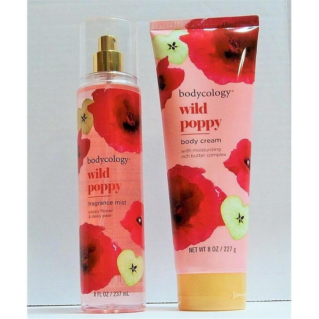 bodycology 8 oz Wild Poppy Body Cream for Women