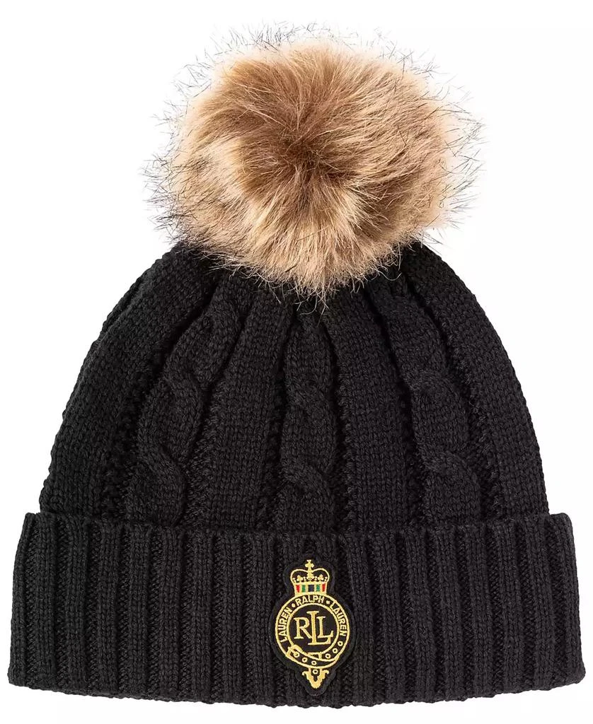 Lauren Ralph Lauren Cable Crest Patch Hat 1