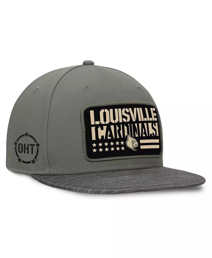 Top of the World Men's Green Louisville Cardinals OHT Rebel Snapback Hat