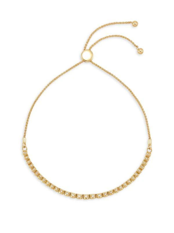 Saks Fifth Avenue 14K Yellow Gold & 0.25 TCW Diamond Bolo Bracelet 2