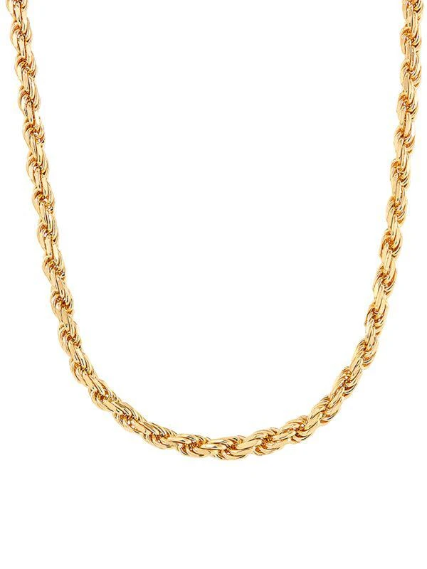 Saks Fifth Avenue Basic 18K Goldplated Sterling Silver Rope Chain Necklace/26" 1