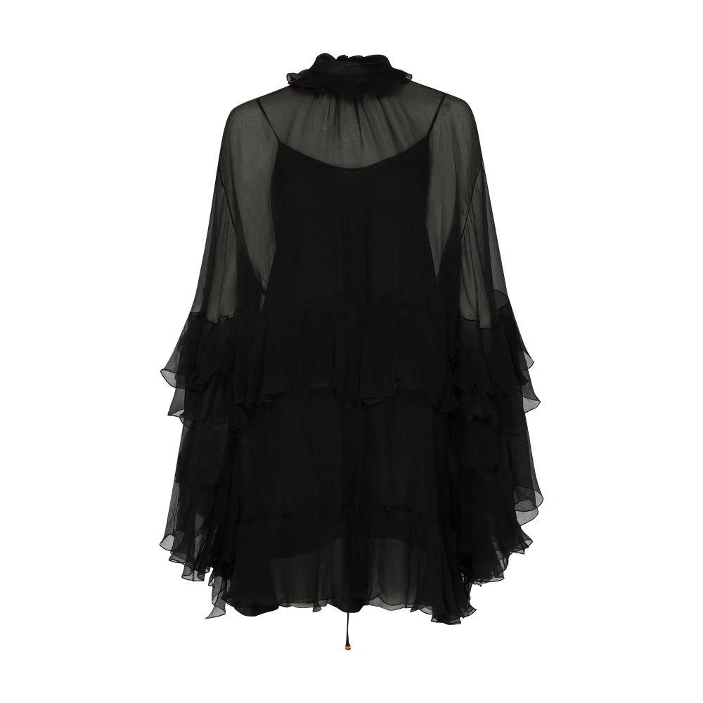Chloé Ruched chiffon mini dress 7