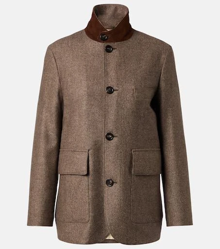 Loro Piana Wool and cashmere jacket 1