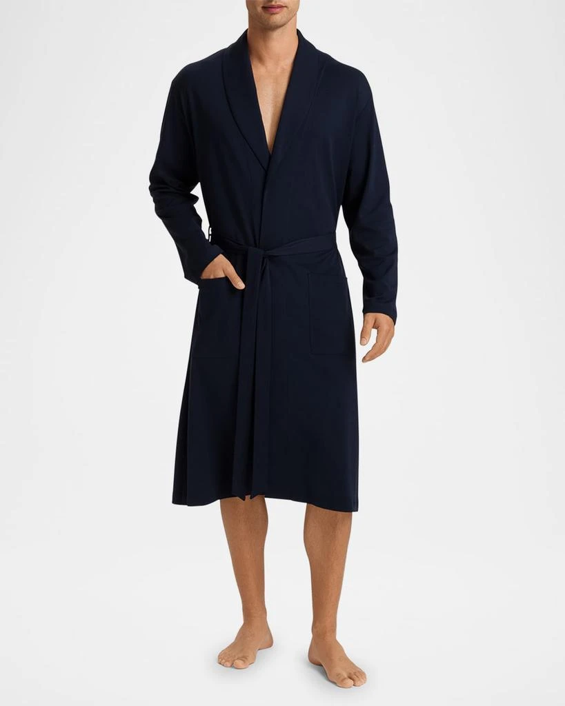 Hanro Men
s Night Day Interlock Cotton Robe 2