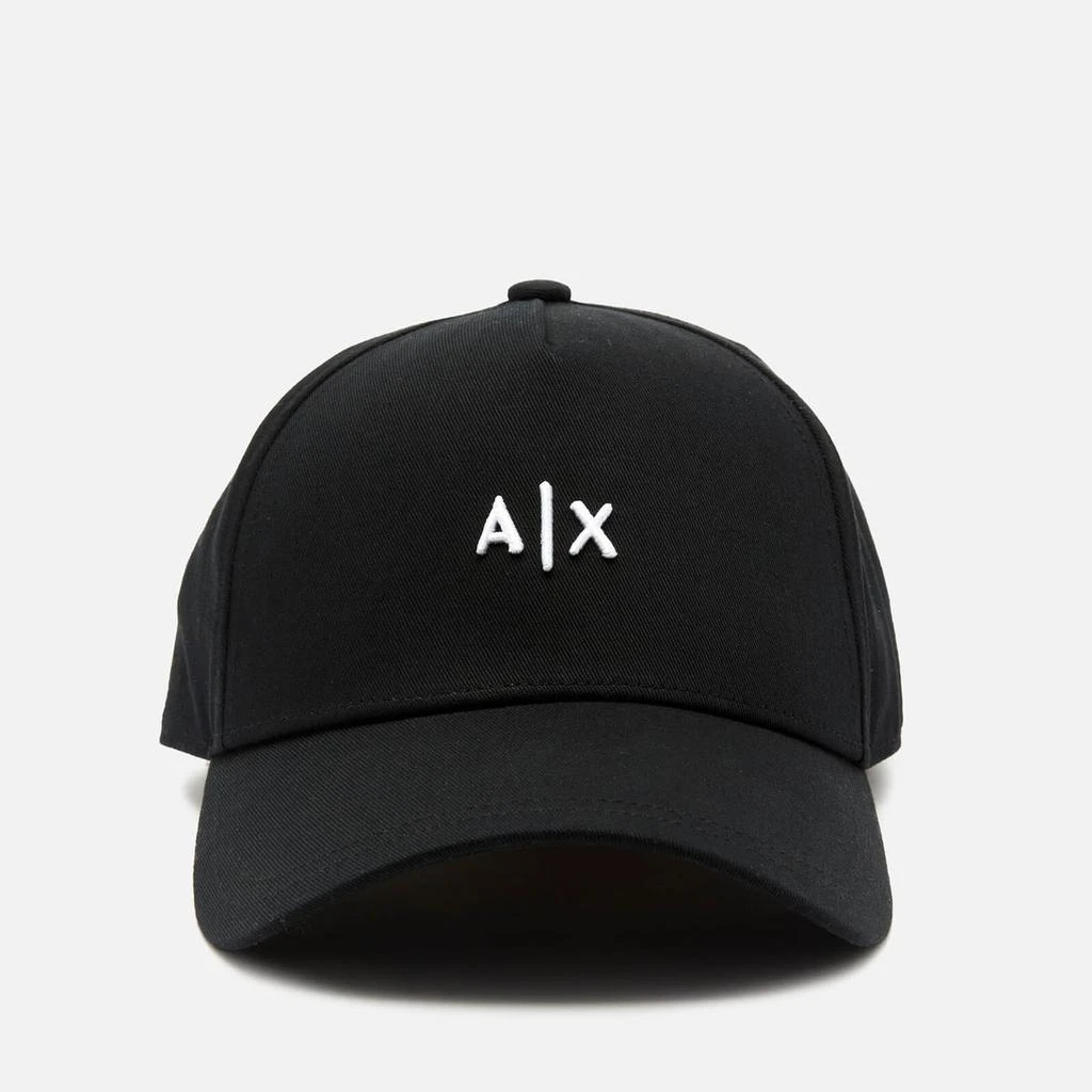 Armani Exchange Armani Exchange Men's Small Ax Logo Cap - Black/White 1