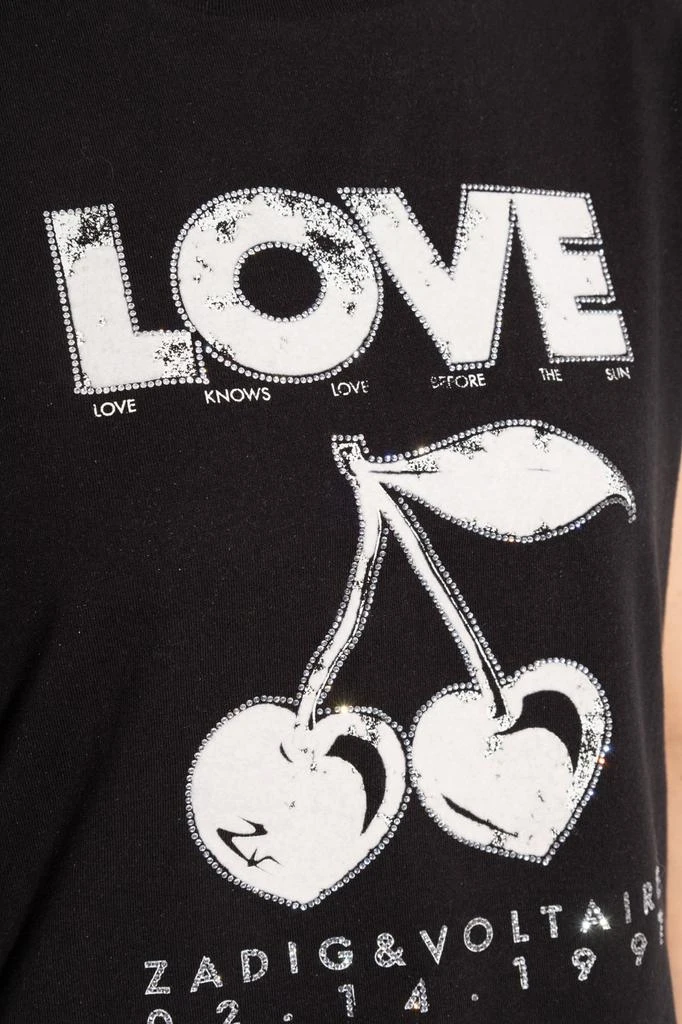 ZADIG & VOLTAIRE Zadig Voltaire Love Printed T-Shirt 5
