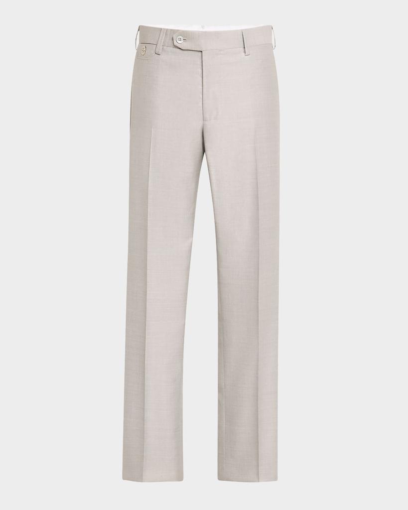 Stefano Ricci Men's Wool and Silk Five-Pocket Pants