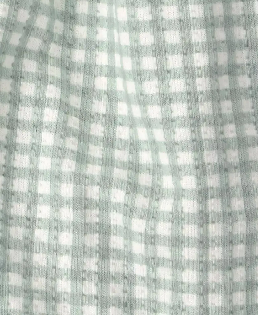 Carter's Baby Girls' Gingham Top, Shorts and Headband, 3-Piece Set 3