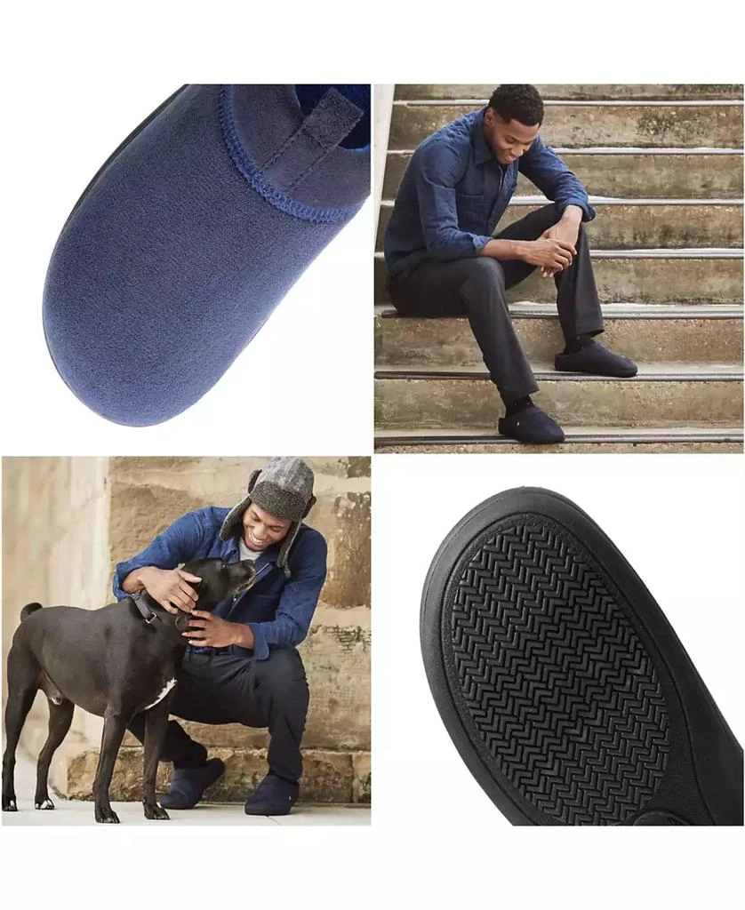 Isotoner Signature Isotoner Signature Men's Microterry Jared Hoodback Slippers with Memory Foam 5