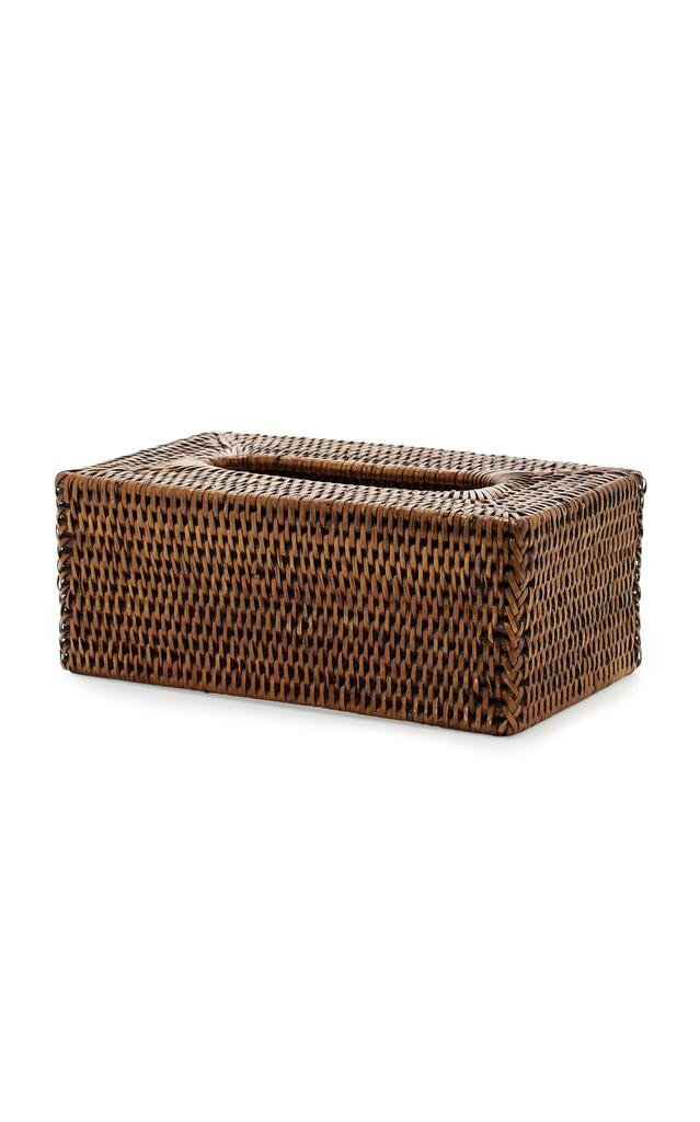MoDA Moda Domus - Wicker Tissue Box - Brown - Moda Operandi