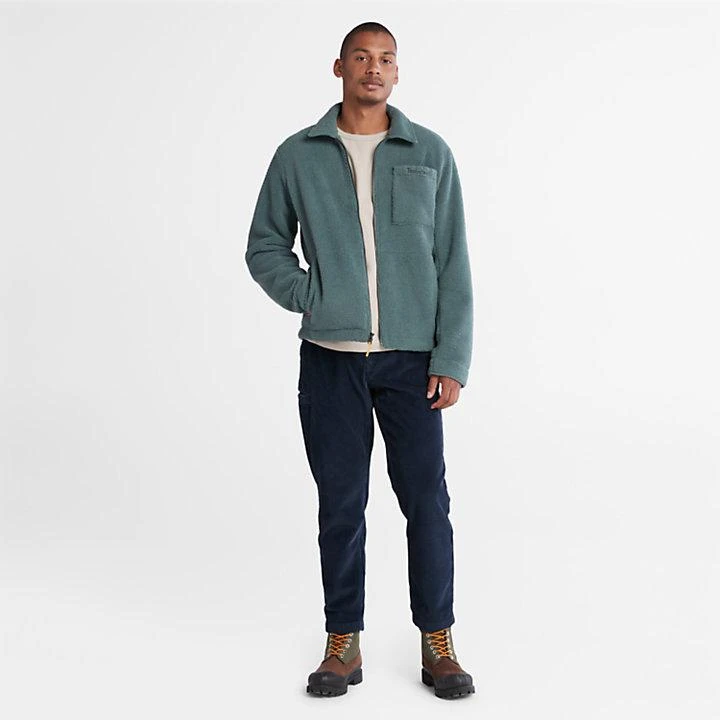 Timberland Fleece Overshirt for Men in Green 3