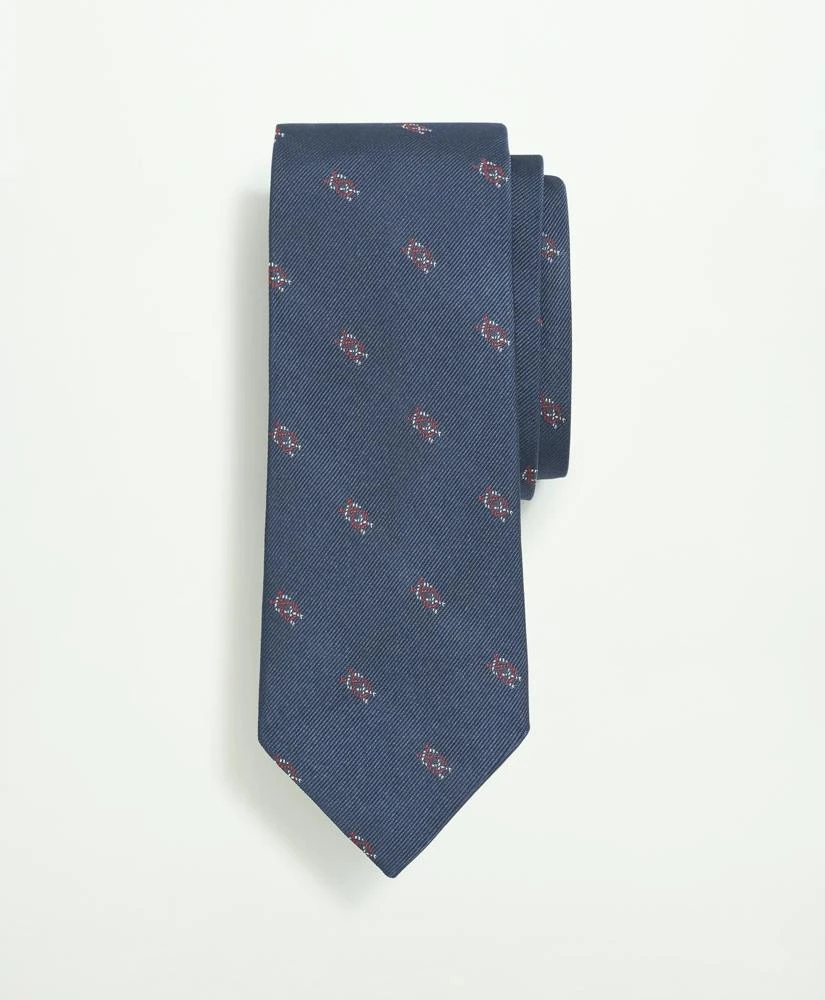Brooks Brothers Silk Nautical Knot Pattern Tie 1