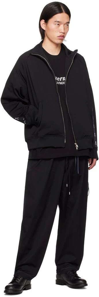 mastermind JAPAN Black Raglan Sleeve Track Jacket 4