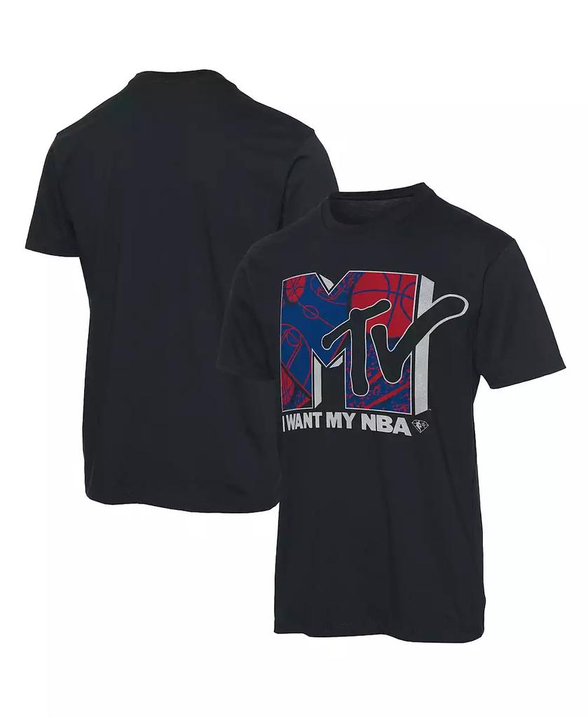 Junk Food Men's Black NBA x MTV I Want My T-shirt