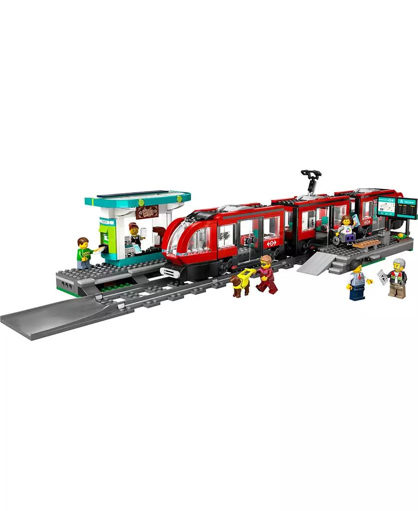 LEGO City Downtown Streetcar and Station Toy Set 60423
