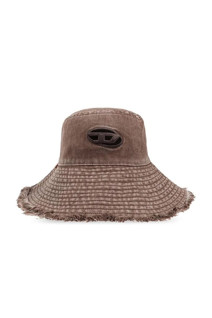 Diesel Diesel C-Bucket-Utlt Logo Embroidered Bucket Hat 1
