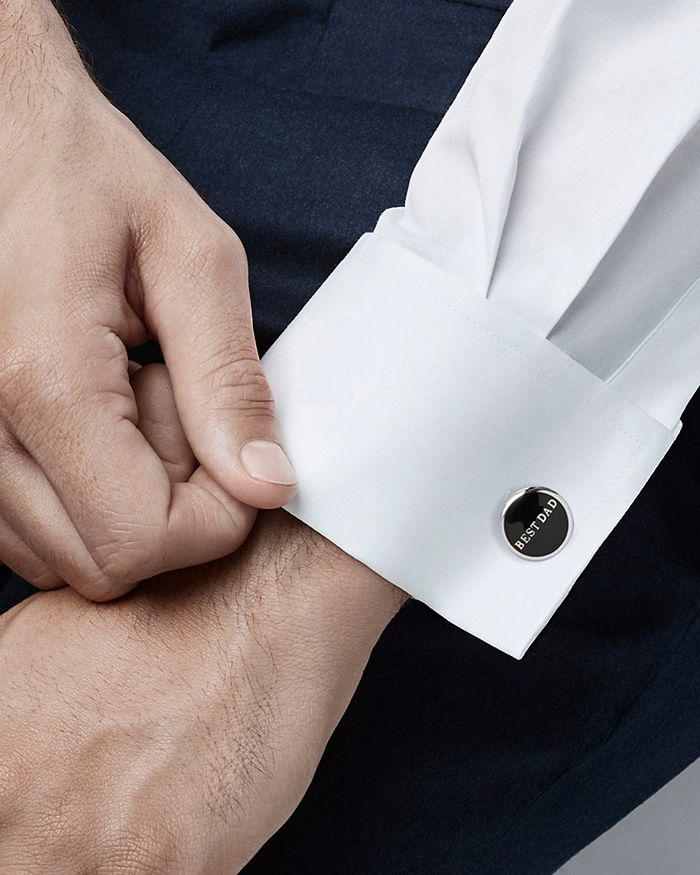 Cufflinks Inc Best Dad Round Cufflinks