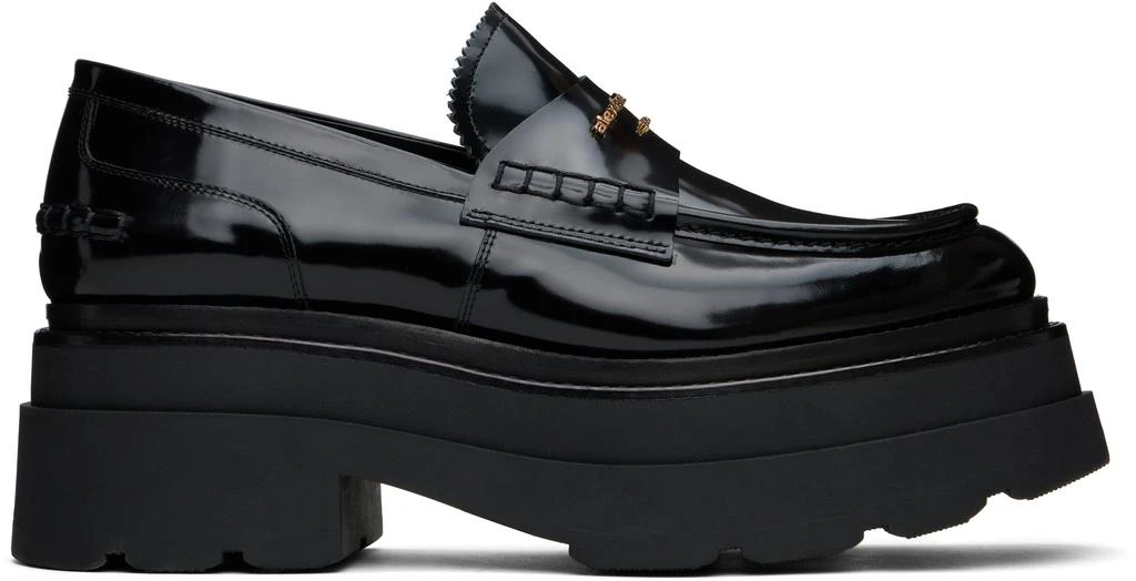 Alexander Wang Black Carter Platform Loafers 1