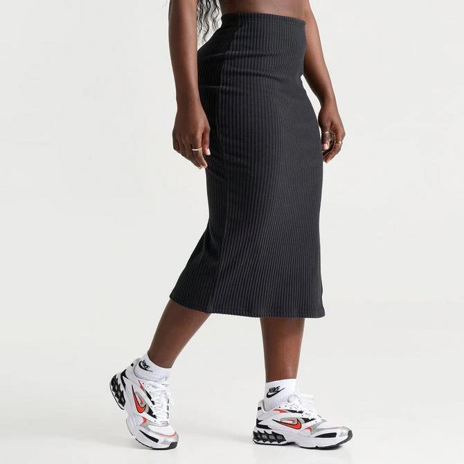 NIKE Women's Nike Sportswear Chill Knit Ribbed Midi Skirt 5
