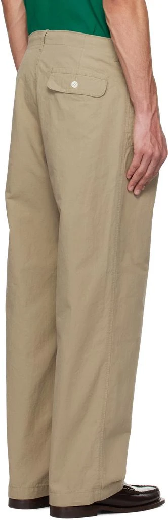 Nanamica Beige Tack Club Trousers 3