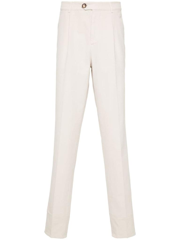 Brunello Cucinelli COTTON CHINO TROUSERS