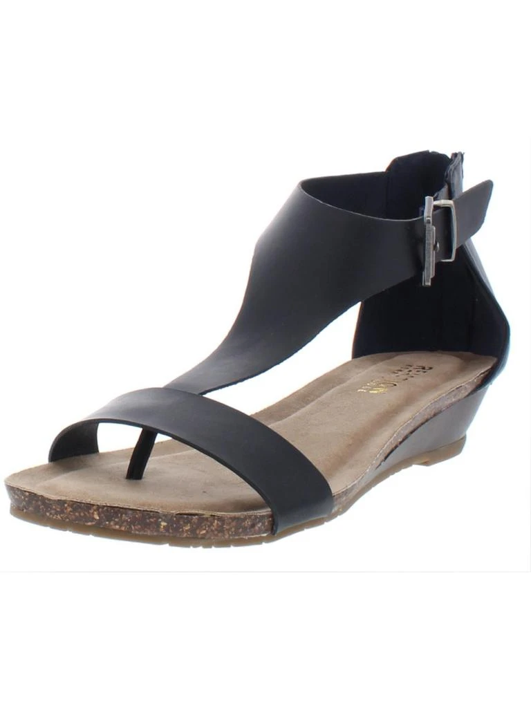 Kenneth Cole Great Gal  Womens T-Strap Wedge Sandals 6