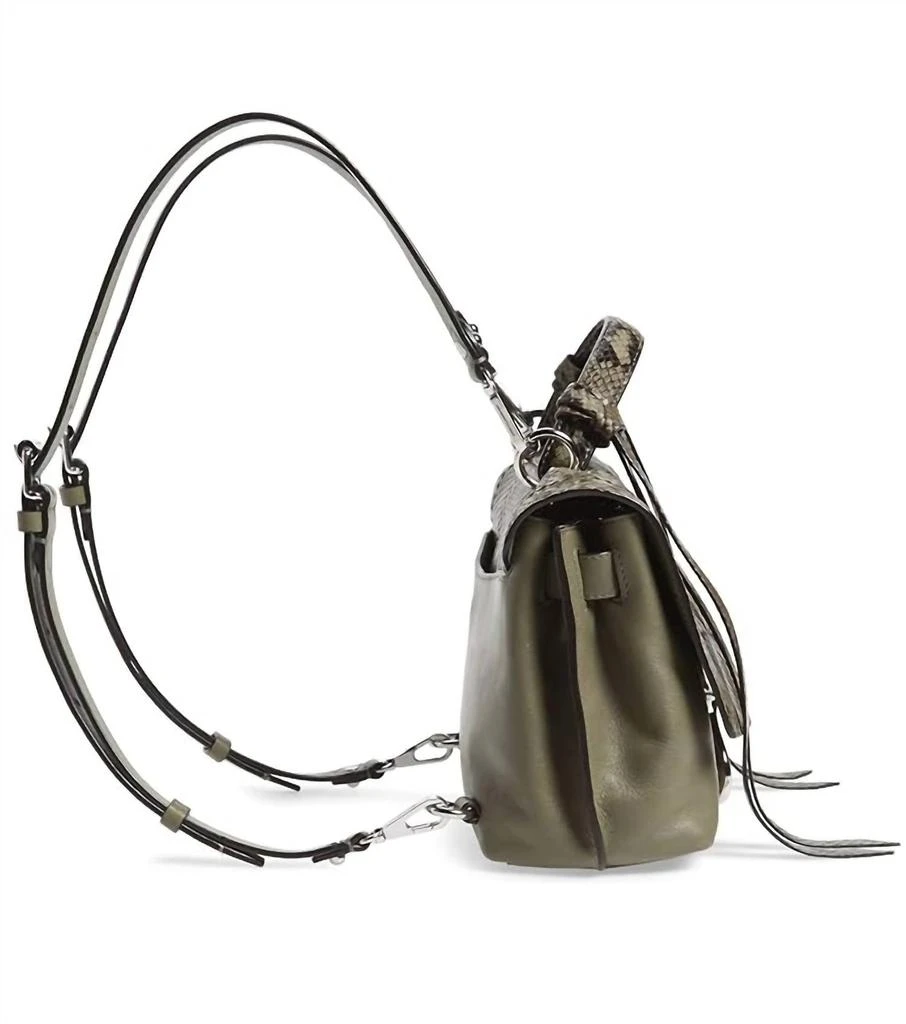 Rebecca Minkoff Stella Medium Convertible Backpack In Thyme 3