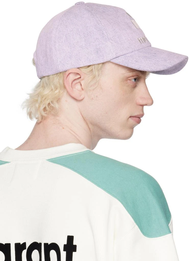 Isabel Marant Purple Tyron Denim Cap 3