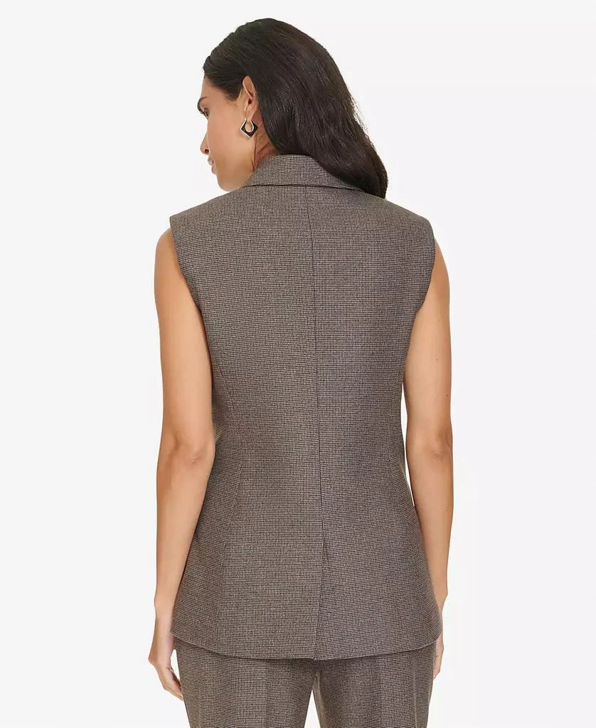 Calvin Klein Women's Houndstooth Belted Vest 2
