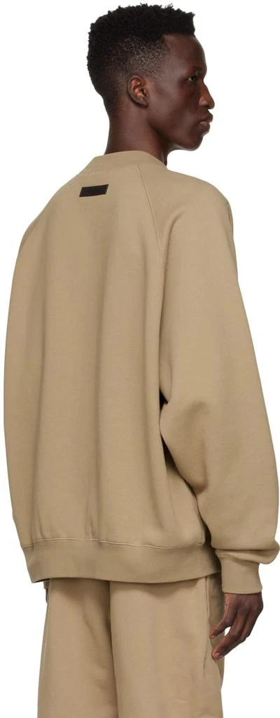 Essentials Tan Cotton Sweatshirt 3