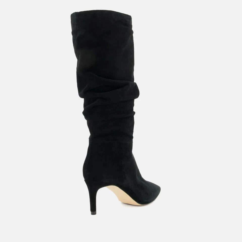 Dune DUNE WOMEN'S SLOUCH FAUX SUEDE HEELED BOOTS 3